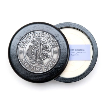 Мило для гоління в дерев'яній мисці ручної роботи Capitan Fawcett Luxurious Shaving Soap 110g