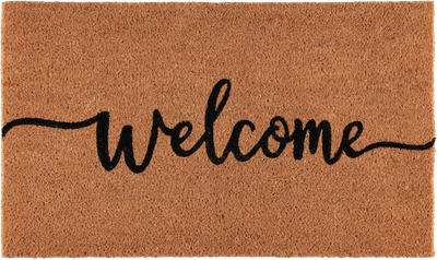 Wycieraczka pod drzwi 4Living Welcome z włókna kokosowego 45 x 75 cm (6410416278667)