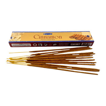 Аромапалочки Корица премиальные Cinnamon premium 15г Satya 8904234413563
