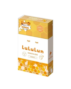 LULULUN Premium Face Mask Hokkaido Honey восстанавливающая маска с натуральным медом, 1 шт х 5 уп