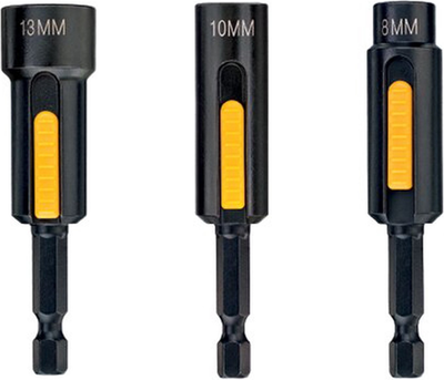 Zestaw nasadek magnetycznych DeWalt do wkrętarek udarowych 3 szt (DT7460-QZ)