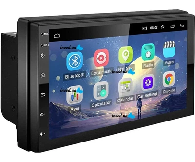 Автомагнитола с поддержкой Apple CarPlay/Android Auto 2din 2/16гб