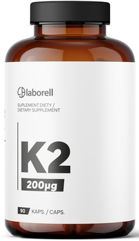 Вітамін K2 Laborell 200 мкг 90 капсул (5903240326983)