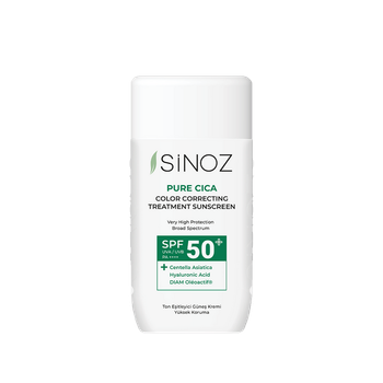 Крем сонцезахисний рідкий для корекції тону шкіри SINOZ Pure Cica Tiger Grass SPF50+ 50 мл (307053)
