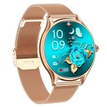 Смарт годинник, розумний годинник Smart Milano Gold Steel, 2 ремінці ( 15033 )