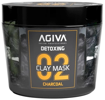 Маска для обличчя глиняна з вугіллям AGIVA Detoxing 300 мл (307224)