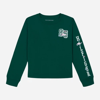 Дитячий лонгслів для дівчинки Tommy Hilfiger 828961916 122 см Зелений (1159843079)