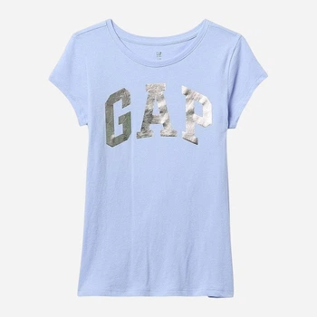 Підліткова футболка для дівчинки GAP 761709230 140 см Блакитна (1159843135)