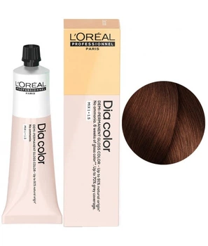 Безаміачна напівперманентна фарба L'Oreal Professionnel Dia Color 6.35 Темний блондин золотистий червоне дерево 60 мл