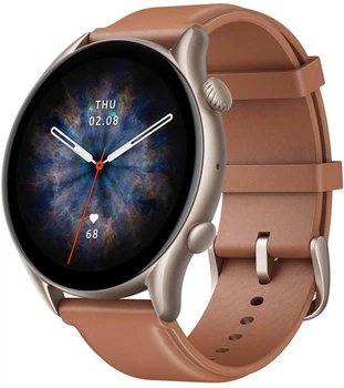 Смарт-годинник Amazfit GTR 3Pro Brown/БРУНТАНИЙ Українське меню (GTR3PBR)