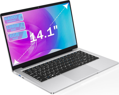 Ноутбук 14.1" Pinstone ANL5 Intel Celeron N4000 RAM 6GB SSD 128GB Win11 (UKR)