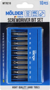 Набор бит 10 ед. 50мм. (Molder Tools) (MT70210)