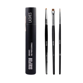Набір кистей для ламінування брів та вій Sculptor Lash Lash Set 3 шт