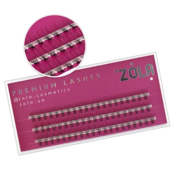 Пучковые ресницы ZOLA 10D 0.10C 10 мм черные (2100994271214)