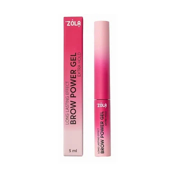Фиксирующий гель для бровей ZOLA Brow Power Gel Extra Hold 5 мл