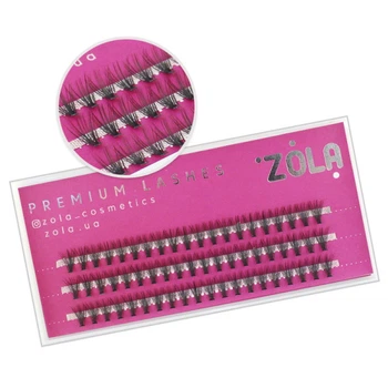 Пучковые ресницы ZOLA 20D 0.10C 9 мм черные (2100994271344)