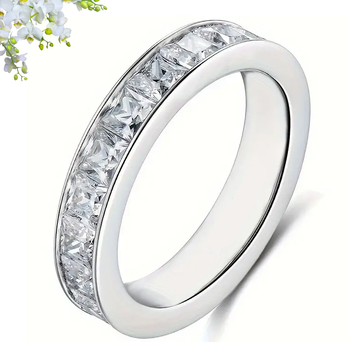 Каблучка доріжка кубічний цирконій р.17 Stainless Steel