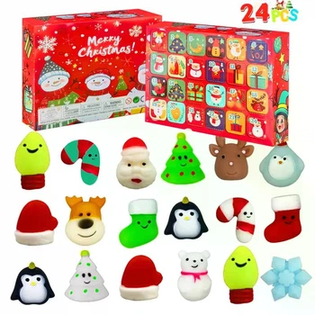 Адвент календар - Антистресс Сквиши Squishies - 24 шт