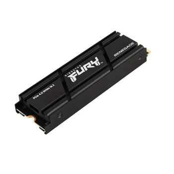 Жесткий диск M.2 2280 SSD 500GB Kingston FURY Renegade, SFYRSK/500G ,3D NAND TLC, NVMe, PCI Express 4.0 x4, зап/чт. - 3900 /7300 МБ/с (SFYRSK/500G) (2341071)