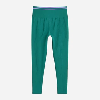Подростковые спортивные лосины для девочки H&M 1088266c33 146-152 см Зеленые (KC1000000054819)