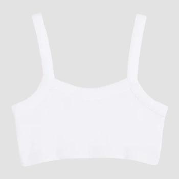 Подростковый топ для девочек H&M 1108174005c35 170 см Белый (KC1000000054858)