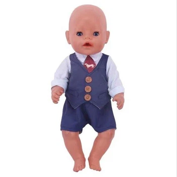 Одяг для ляльки розміром 43 см пупса Baby Born або American Girl Бебі Борн шкільний брючний Костюм zapf creation