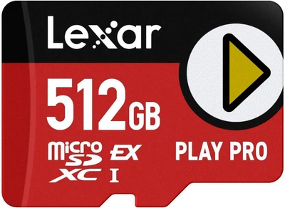 Karta pamięci Lexar Play Pro microSDXC 512GB UHS-I Express (LMSXPS0512G-BNNNG)