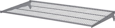 Półka wisząca Dolle Gridboard Set ze stali 80 x 40.6 cm Szara (4007557208091)