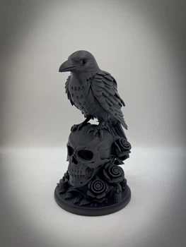 Скульптура Raven Skull. Aivory