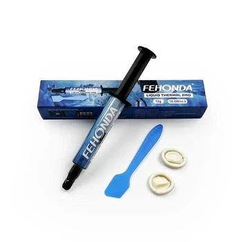 Термопрокладка жидкая Fehonda LTP81, 18 Вт/мК, 12 г, с штапелем (FHD-LTP81-12G-TBX)