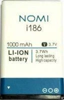 Аккумулятор для Nomi i186, i185 / NB-186 (Аналог Усиленный) 1200mAh
