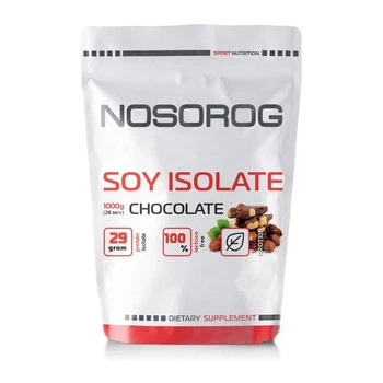Соевый изолят протеина Soy Isolate NOSOROG, натуральный вкус, 1000 г