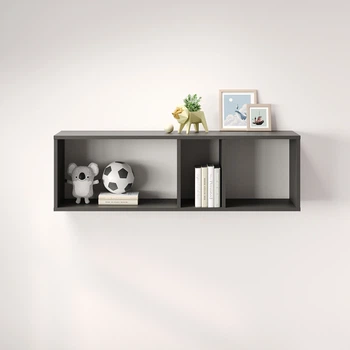 Полка настенная MebelStar Лилу 110x27x34 см Антрацит (MBS-1362)