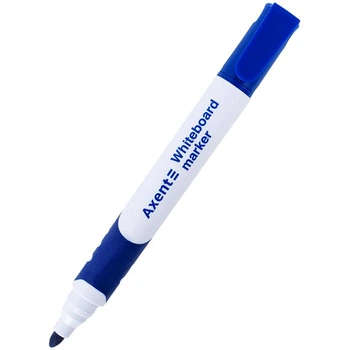 Маркер Axent Whiteboard Comfort Grip 2 мм круглий синій (2552-02-a)