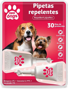 Засіб-відлякувач для собак Neovital Neo Dogs Pipetas repeletes 2 шт (8436036592554)