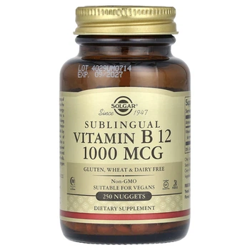 Вітамін В12 Solgar (Vitamin B12) 1000 мкг 250 таблеток SOL03230