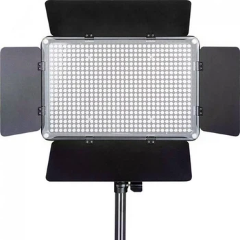 Студійна LED лампа LED Pro U800 прямокутна 50 Вт 960 світлодіодів 3200-6500K з регулюванням температури та кута нахилу 90 градусів ABS-пластик
