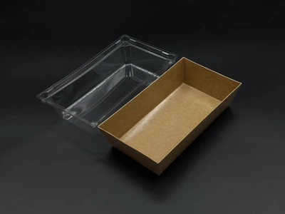 Упаковка для тортів, капкейків, пряників. Крафтовий колір. 15х8,5х6см