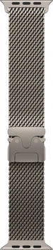 Ремінець Apple Milanese Loop Titanium для Apple Watch 44/45/46/49 мм M Natural (MGHP4ZM/A) (195950659412)