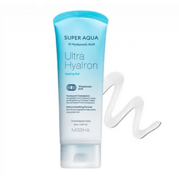 Пілінг-скатка для обличчя з гіалуроновою кислотою - Missha Super Aqua Ultra Hyalron Peeling Gel