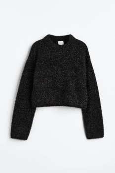 Жіночий светр H&M 202776-4 M(170/96) чорний (2027760004)