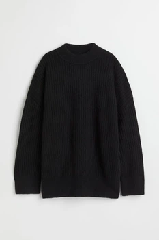 Жіночий светр H&M 201359-2 XS(160/80) чорний (2013590002)