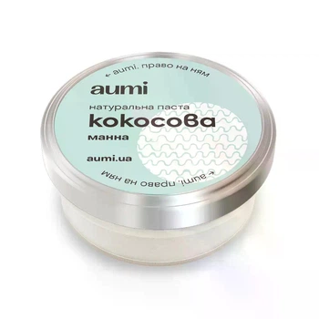 Кокосовая паста (манна) AUMI, 50г, банка стекло
