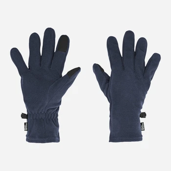 Перчатки флисовые с сенсорными пальцами Jack Wolfskin Real Stuff Glove A65444-C0412 L Синие (4064886544740)