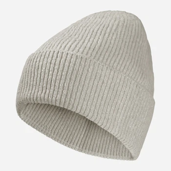 Шапка Jack Wolfskin Fuzzy Beanie A65238-A0056 S Серая (4064886543866)
