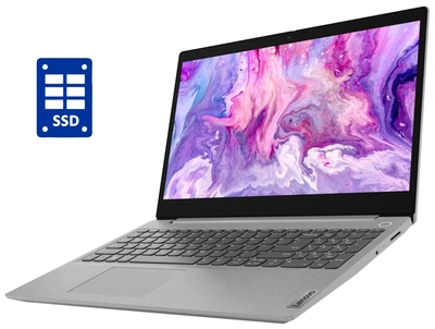 Ультрабук Lenovo IdeaPad 3 14IML05 / 14" (1920x1080) IPS / Intel Pentium Gold 6405U (2 (4) ядра по 2.4 GHz) / 8 GB DDR4 / 256 GB SSD / Intel UHD Graphics / WebCam / Win 10 Pro б/у