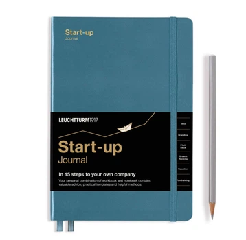 Блокнот Leuchtturm1917 Start-up Journal, Середній, Stone blue (англ)
