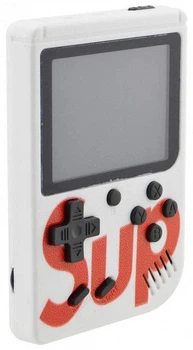 Портативная игровая приставка Sup Game Box 400 встроенных игр 8-bit белая