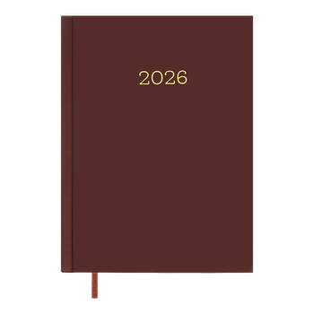 Щоденник датований 2026 BM.2160-13 MONOCHROME А5 бордовий (10)