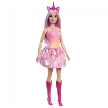 Кукла-единорог Barbie Розовая грация – серия Дримтопия Barbie (HRR13)
